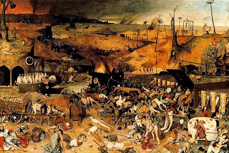el triunfo de la muerte, oleo de Pieter Brueghlel el Viejo.jxr