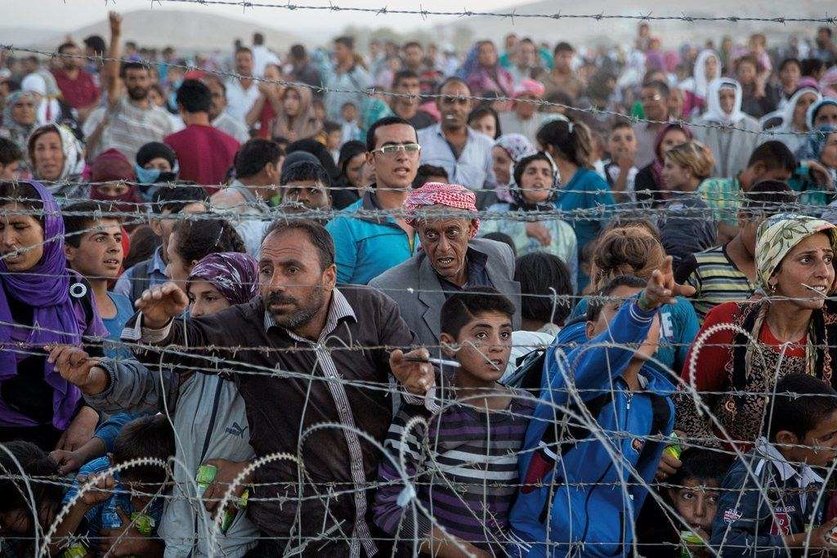 El drama de los refugiados sirios. (Foto Mational Geographic).