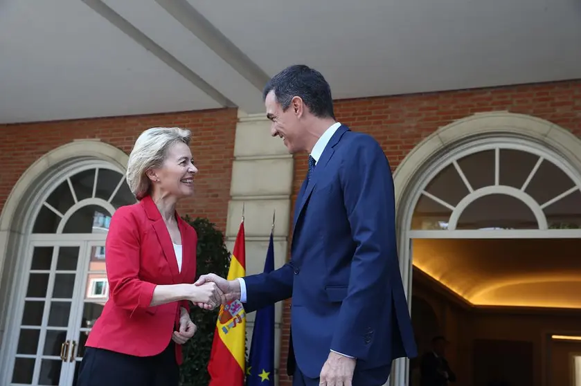 Pool Moncloa/Fernando Calvo I Pedro Sánchez y la presidenta electa de la Comisión Europea, Ursula von der Leyen