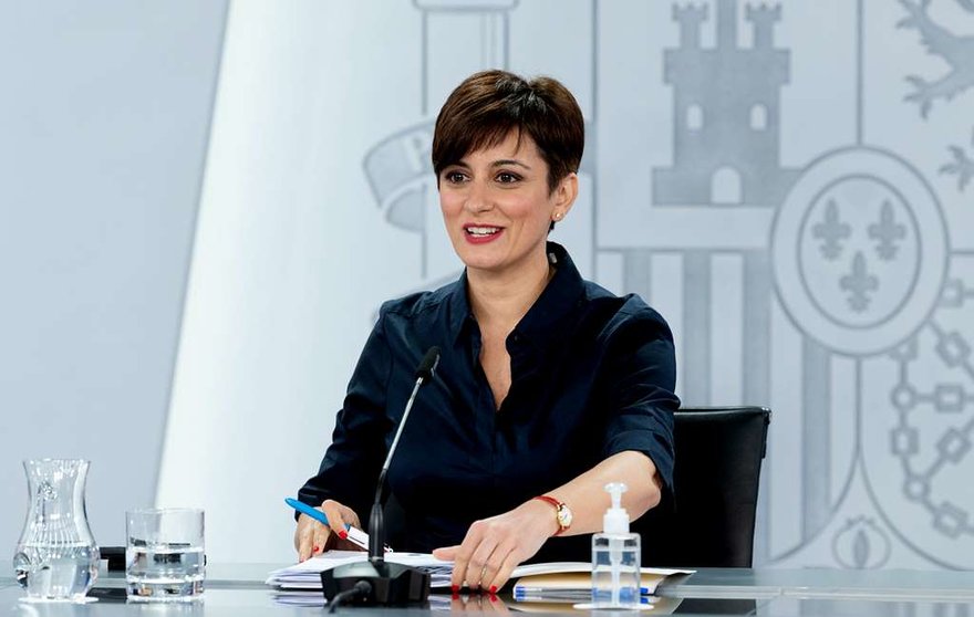 La ministra portavoz del Gobierno, Isabel Rodríguez,
