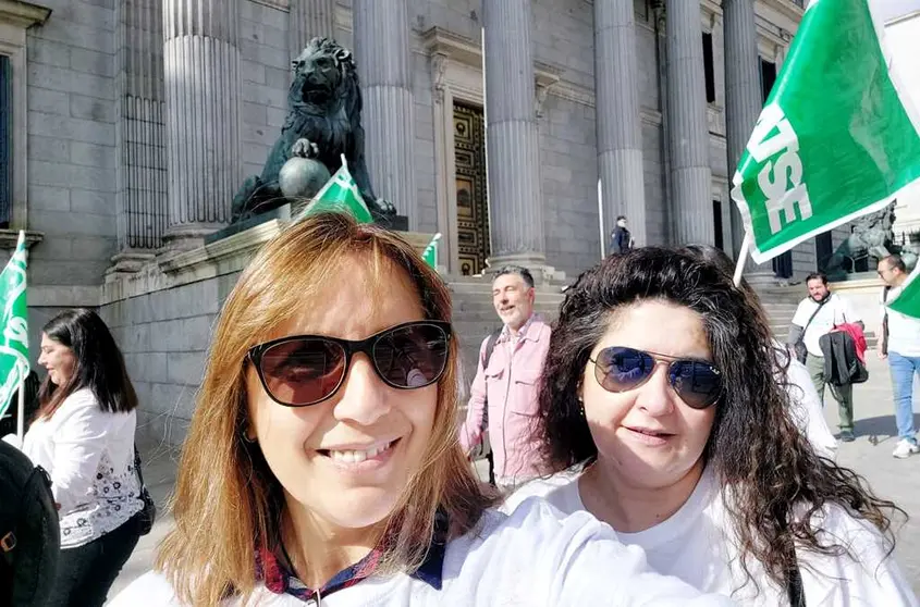 Elisabeth Muñoz y Carmen Saborido, secretaria general y vicesecretaria del Sindicato de Enfermería Ceuta