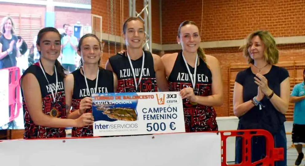 Equipo ‘Azuqueca’, ganadoras de la categoría femenina.