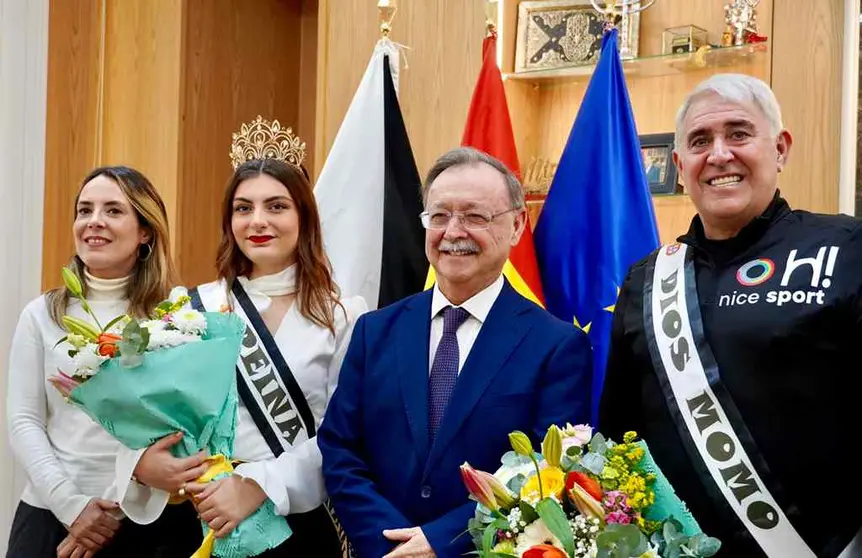 Reina del Carnaval, Julia Seglar y Dios Momo, Jos&eacute; Luis Monteoliva.