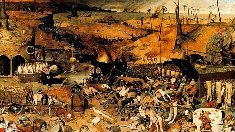el triunfo de la muerte, oleo de Pieter Brueghlel el Viejo.jxr