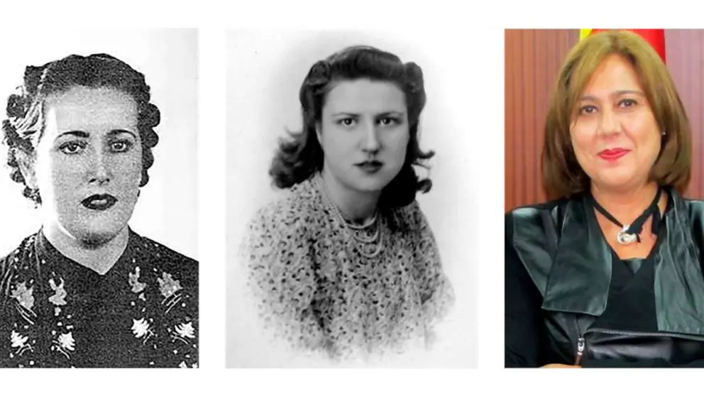 De izq. a dcha. Antonia Castillo G&oacute;mez, &Aacute;frica Cobo Calvo y Manuela G&oacute;mez G&oacute;mez.