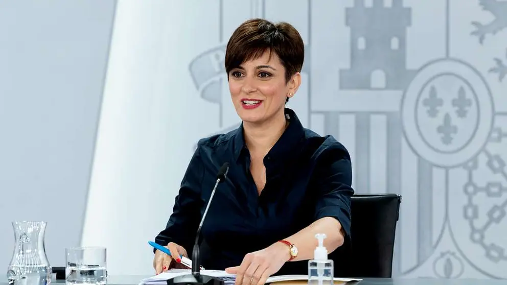 La ministra portavoz del Gobierno, Isabel Rodr&iacute;guez,