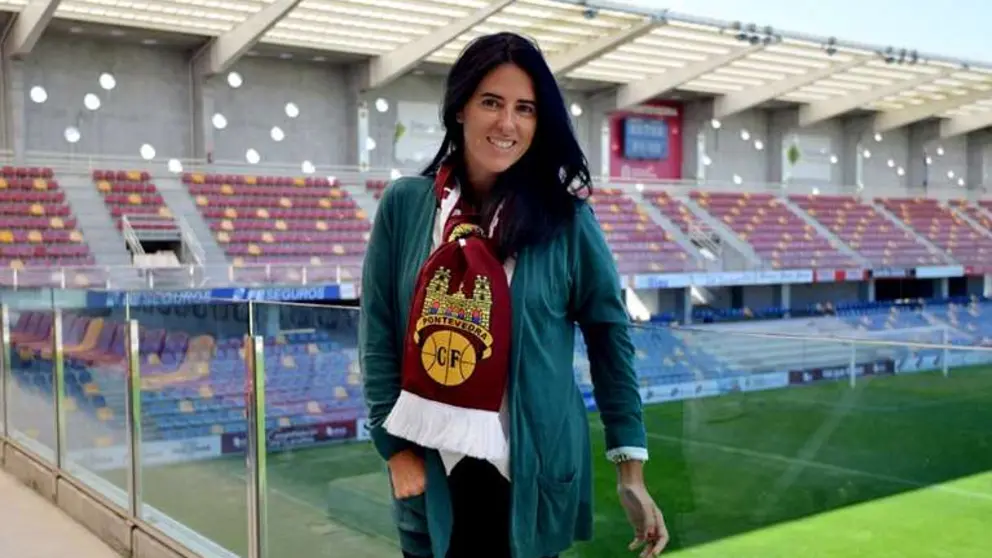 Lupe Murillo, presidenta del Pontevedra CF