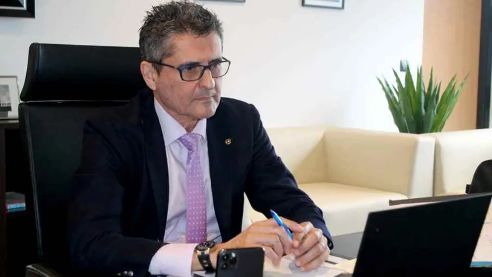 El presidente de la Real Federaci&oacute;n de F&uacute;tbol de Ceuta, Antonio Garc&iacute;a Gaona