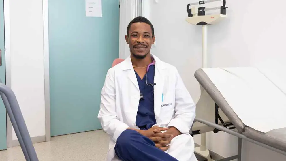 Emmanuel Fofana en el HUCE