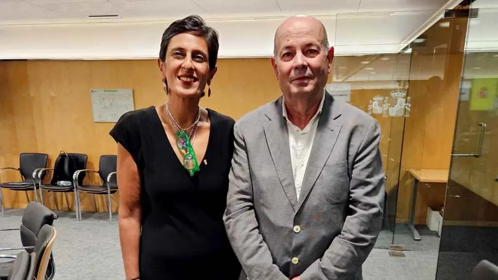 La consejera, Kissy Chandiramani, con su homologo melillense, Daniel Conesa