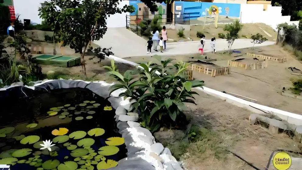 Jard&iacute;n de las Hesp&eacute;rides&rsquo;en el CEIP &lsquo;Ortega y Gasset&rsquo;.