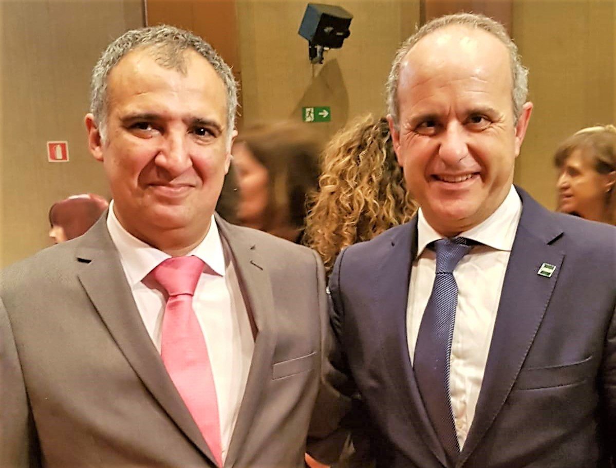 Junto a rector UNED