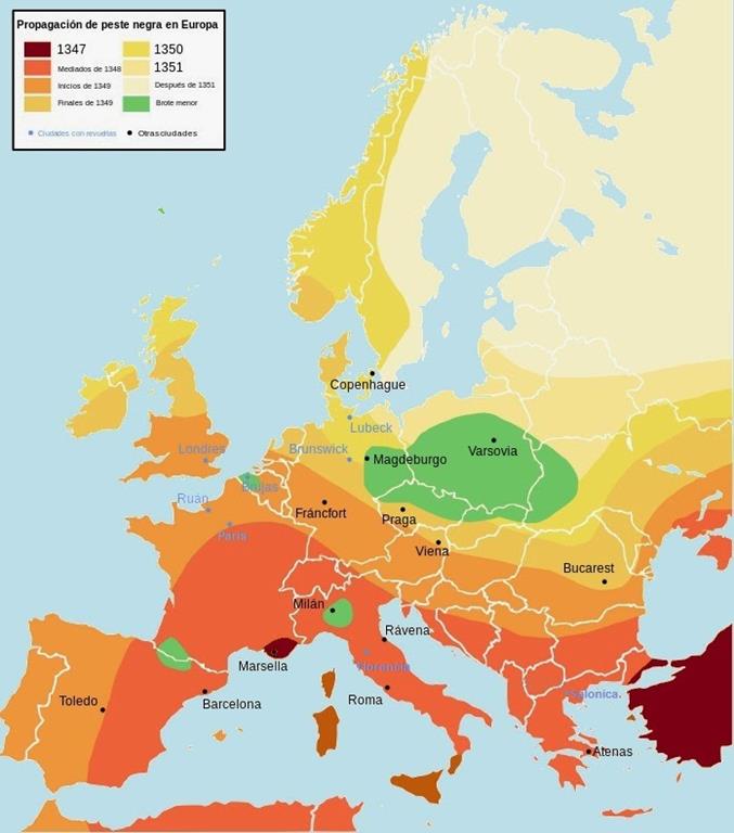 la-peste-negra-de-1348-mapa