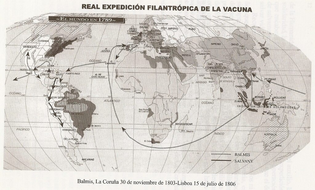 Expedición-Balmis-Ruta