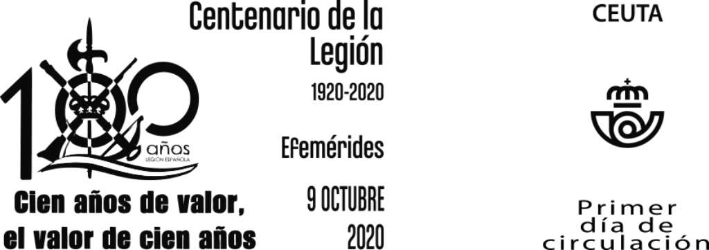 2020.10.09 M.P.D. Sello Centenario de La Legión