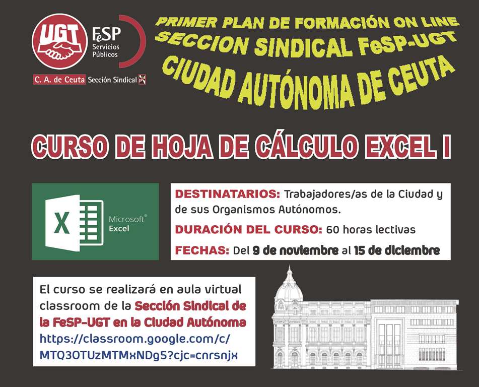 Cartel curso prensa