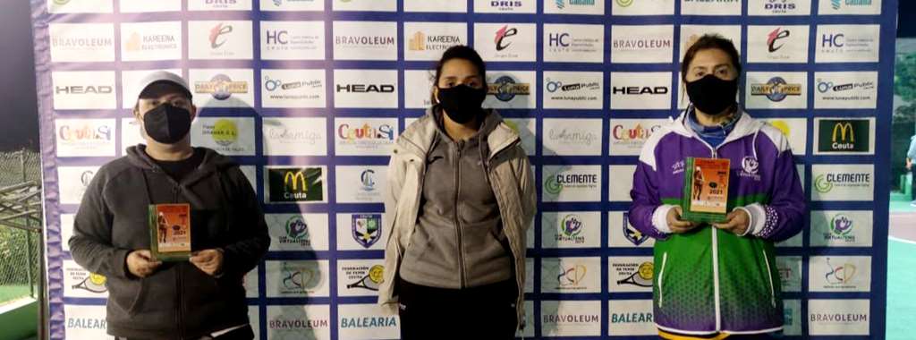 Veteranas femenino: Campeona Africa Martos Salas (Virtualtenis) finalista Noelia Sánchez García (Virtualtenis)