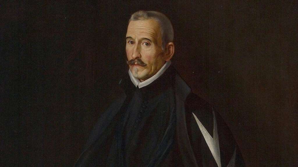 Retrato de Lope de Vega. Obra de Juan Van der Hamen y León. Rescatado del diario ABC.