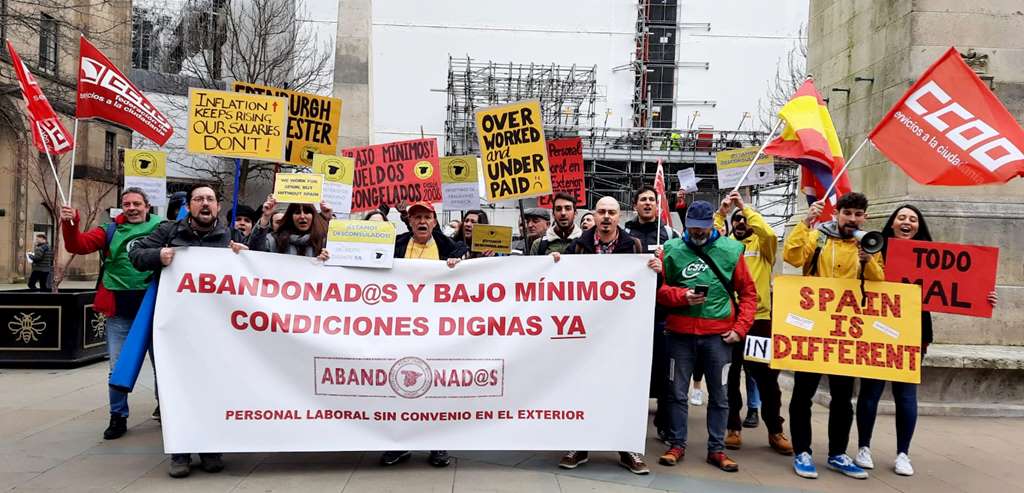 Protesta en Manchester
